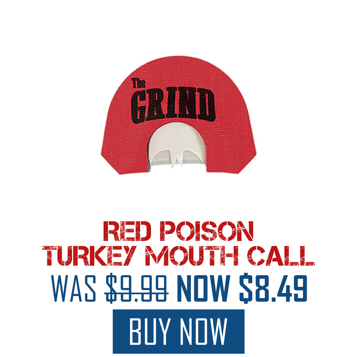 Rock Ridge Forget 2020 The Grind Red Poison Turkey Mouth Call 1200x1200